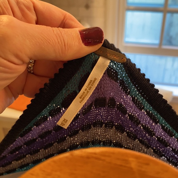 NWT FREE PEOPLE KNIT SCOOP NECK LONG SLEEVE DRESS OR TUNIC TOP XS - Picture 10 of 10